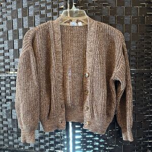 GAP Brown Knit Kids Cardigan